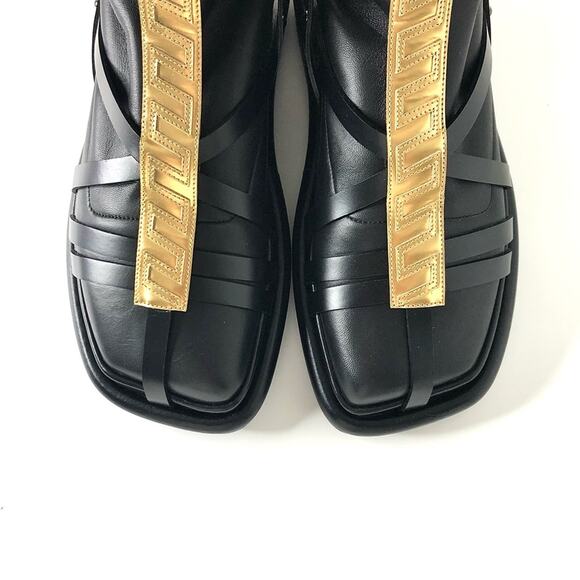 NIB Louis Vuitton Fornasetti A/W 2021 Runway LV Monogram Knee High Boots 37 - Picture 8 of 13